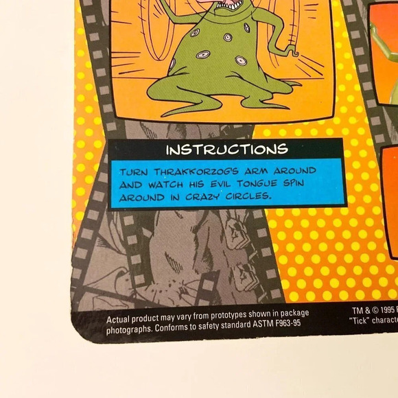 Vintage  1995 The Tick Evil Tongue Figure Bandai Series 2 - Picture 11 of 16
